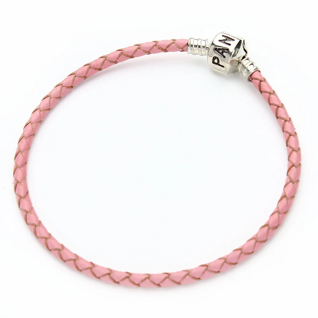 CKysee 19cm Fashion Leather Rope Charm Laser Lettering Bracelet For Women DIY Jewelry Making