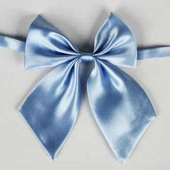 

Linbaiway Women Bowties Multi-Color Solid Color Women's Student Bow Tie Butterfly Formal Wear Stewardess Uniform Gravata Cravat