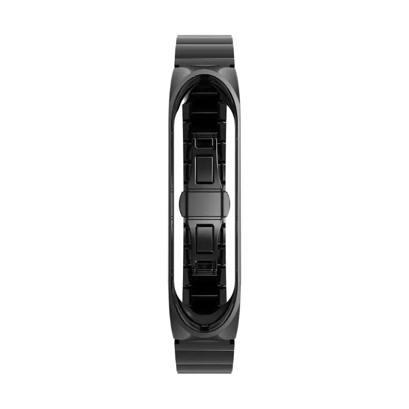 Mi Band 4 металлический ремешок из нержавеющей стали для Xiaomi mi ремешок 4 ремешок совместимый браслет mi Band 3 браслеты Pulseira mi band 3