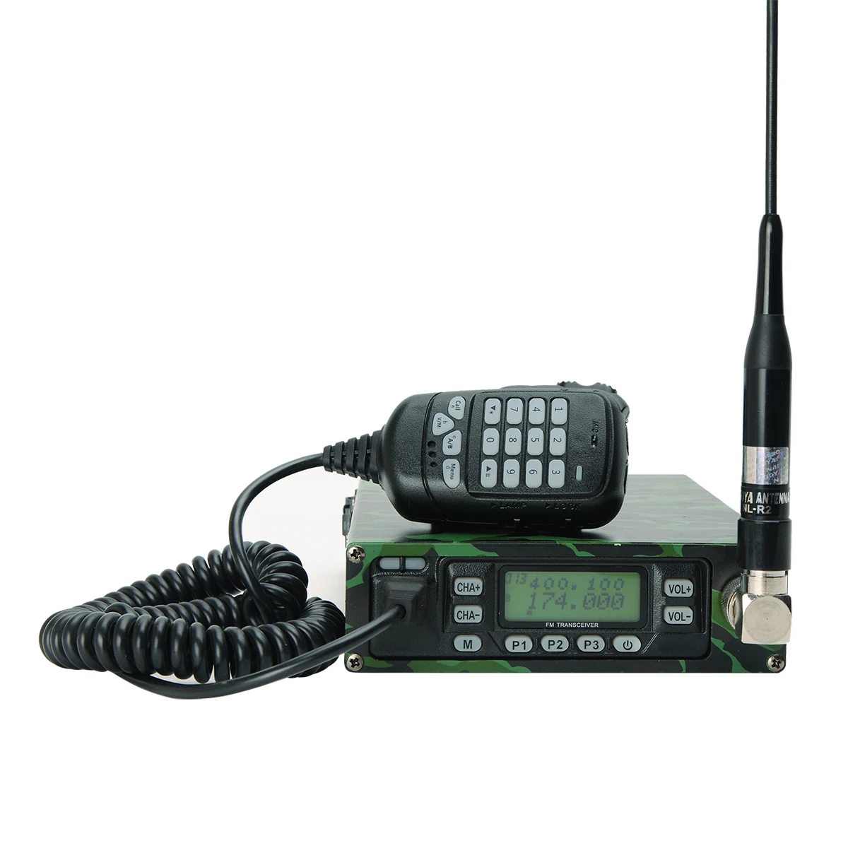 ABBREE 25 Вт двухдиапазонный рюкзак Мобильная радиостанция VHF UHF портативное автомобильное радио 12000 мАч батарея+ антенный кабель для программирования