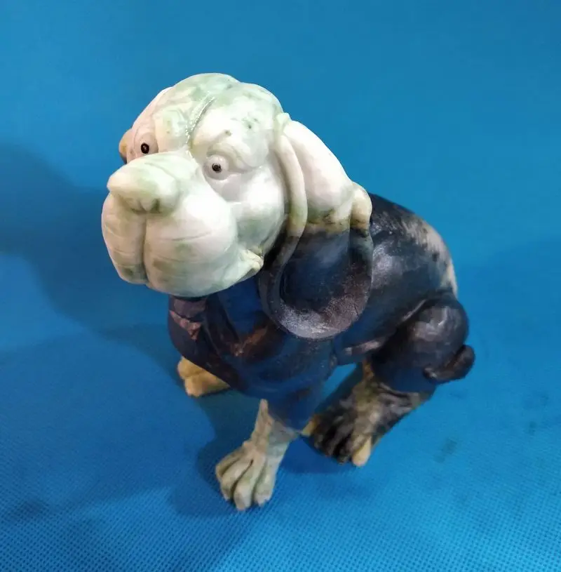 Ручная работа carven Jade Dog statuary природа разноцветный нефритовый собачка