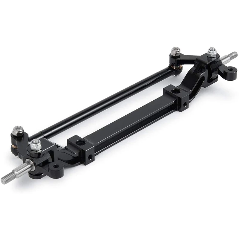 Black Metal Front Axle Steering Rod Link Pole for 1/14 Tamiya RC Tractor Truck Car | Автомобили и мотоциклы