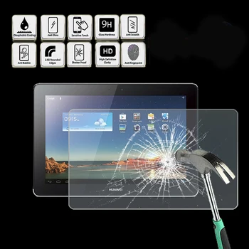 

For Huawei MediaPad 10 LINK 10.1" Tablet Tempered Glass Screen Protector Cover HD Quality Screen Film Protector Guard Cover