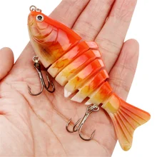 

10cm 15.8g Sinking Wobblers 7 Segments Fishing Lures Multi Jointed Swimbait Hard Bait Fishing Tackle For Bass Isca Crankbait