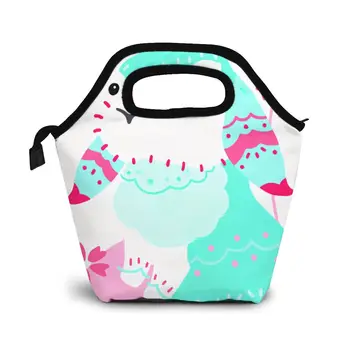 

Floppy Bunny Lunch Bag Boxes Bags Portable Insulated Picnic Food Box for Women Men