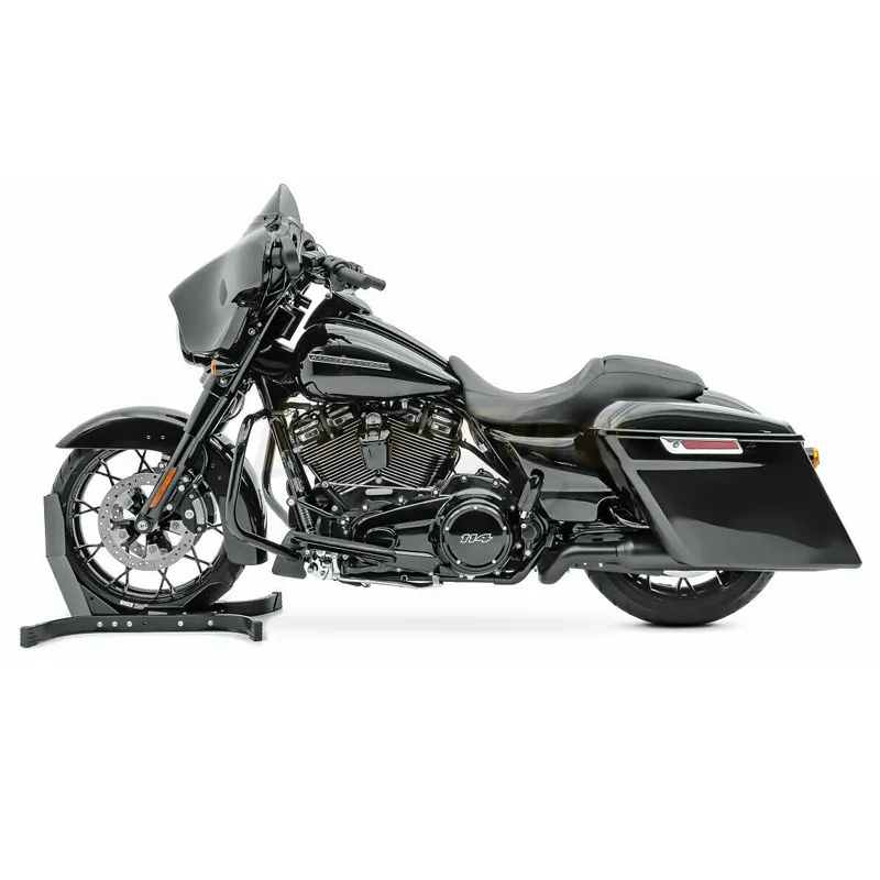 Glossy Black Extended Saddlebags For Harley Touring (2014–2024) – ABS Plastic, 5pc Set 2 thumbnail image