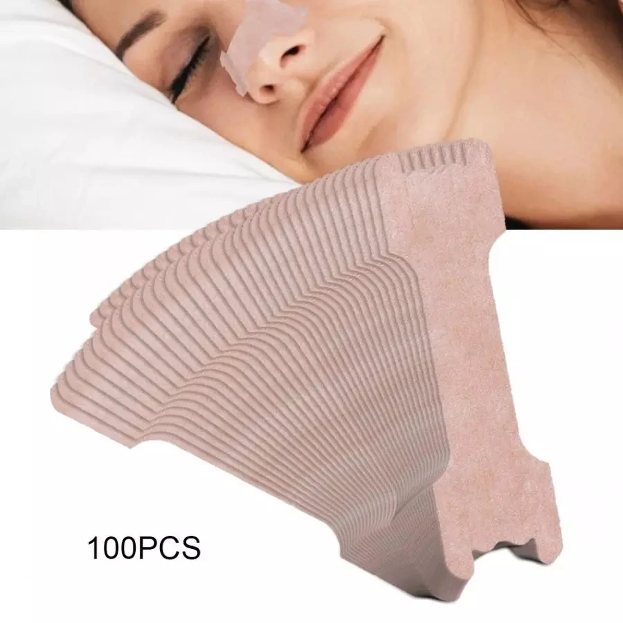 100Pcs Nasal Strips Anti Snoring Help Breathing Reduce Snoring Better Sleep