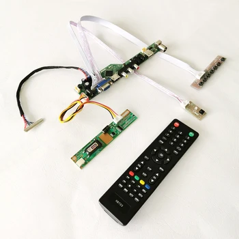 

For QD14XL07/QD14XL12 14.1" notebook PC 1024*768 LVDS 30-Pin 1CCFL VGA+HDMI+Audio+USB+Remote LCD screen controller board DIY kit