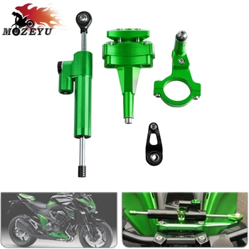 

NINJA 400 Motorcycle motobike CNC Adjustable Full Set of Steering Damper Mounting Bracket Kit for KAWASAKI ninja 400 2018-2019