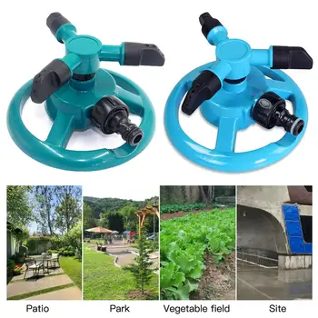 

NEW Garden Lawn Automatic Rotating Sprinkler Garden Watering And Watering Small Three-fork Sprinkler Garden Irrigation Tools