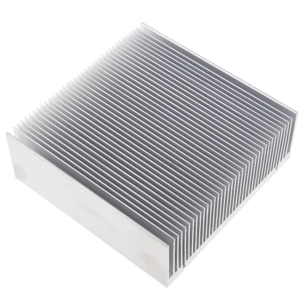125*125*45mm Cooling Fin, Aluminum Heat Sink Radiator for CPU RAM 100W IC LED Power Amplifer ect.