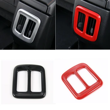 

10pcs Car Rear Air Conditioner Outlet Protect Cover Decoration ABS Back Row Outlet Trim Frame Sticker for JEEP Compass 2017 2018