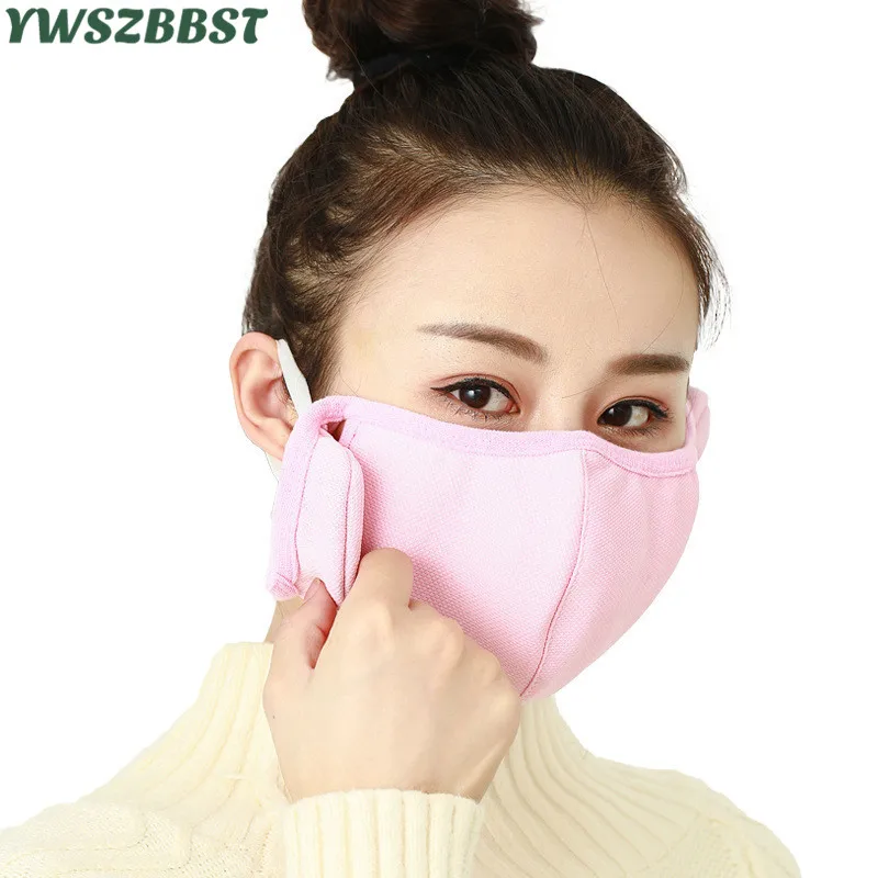 

Women Earmuff Windproof Female Earmuff Mask Plus Velvet Women Winter Ear Muff Wrap Riding Band Ear Warmer Earlap