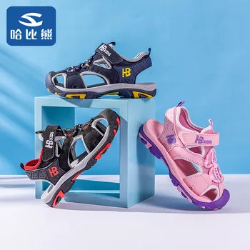 

Ha Than Xiong Tongxie 2020 Children Sandals Girl Baotou Catamite Shoe Beach Shoes