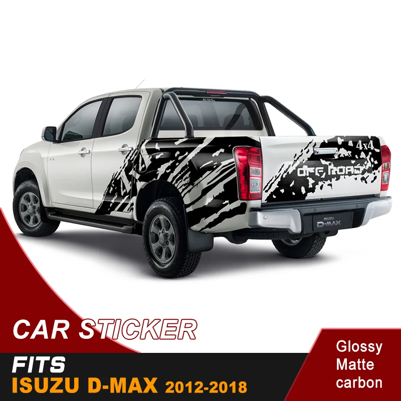 Toyota Tacoma double cab CHROME side graphic vinyl set fits 2016-2018