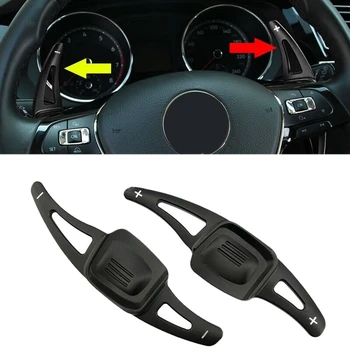 

2Pcs Car Steering Wheel Gear Shift Paddle Extension for Tiguan/Arteon/Teramont Black