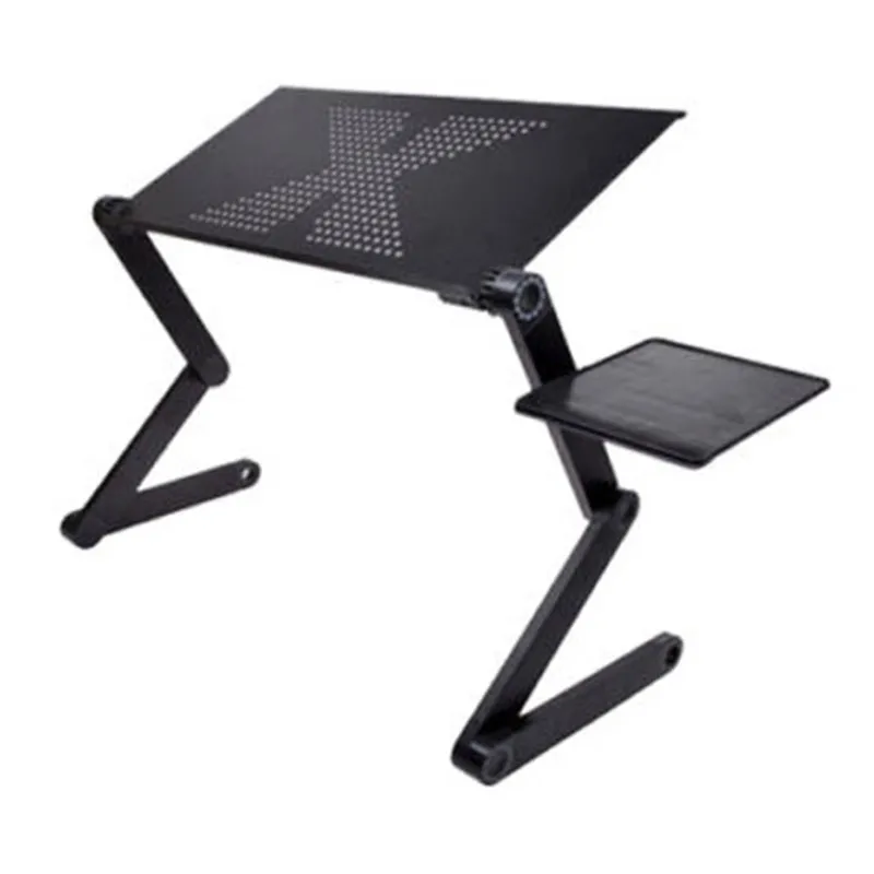 

Portable foldable adjustable folding table for Laptop Desk Computer mesa para notebook Stand Tray For Sofa Bed Black