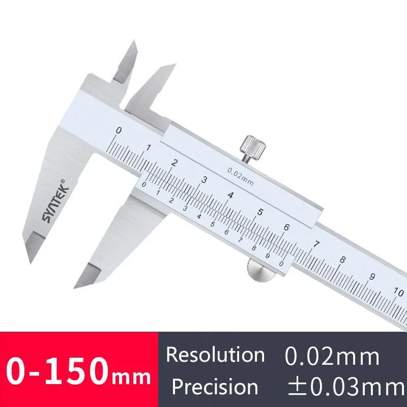 0,02 мм штангенциркуль нонира из нержавеющей стали 0-150-200-300мм Высокоточный штангенциркуль промышленного класса измерительный инструмент - Цвет: 150mm