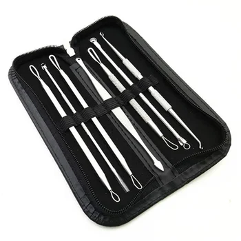 

8x Comedone Extractor Tools Kit Blackhead Pimple Acne Remover