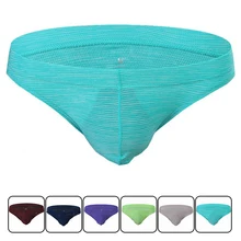 Сетчатые дышащие трусы Мужское нижнее белье сексуальные мужские плавки дышащие трусы