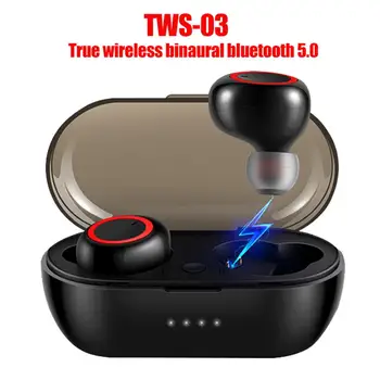 

TWS-03 Wireless Bluetooth 5.0 HiFi Stereo Sound In-Ear Sports Earphones Headset
