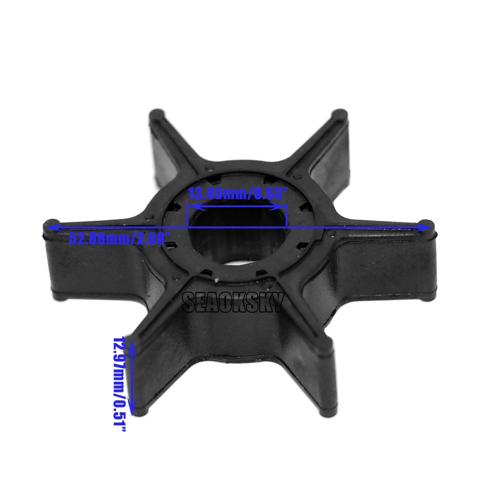 Water Pump Impeller 63V-44352-01-00 63V-44352-01 Yamaha 9.9HP 15HP 20HP Boat Motor Outboard Engine Parts
