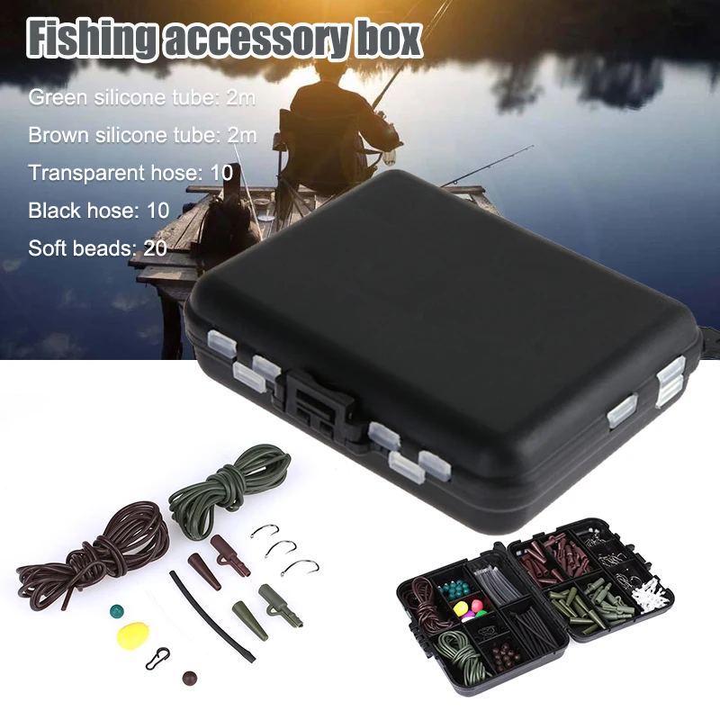 

Carp Fishing Tackle Durable Practical ABS Black Angler Bait Fisheries Fish Line Squid Fishing