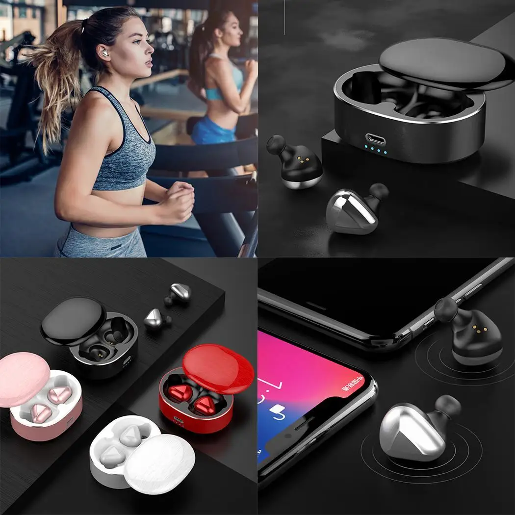 TWS портативные беспроводные наушники Bluetooth 5 0 водонепроницаемые стерео вкладыши