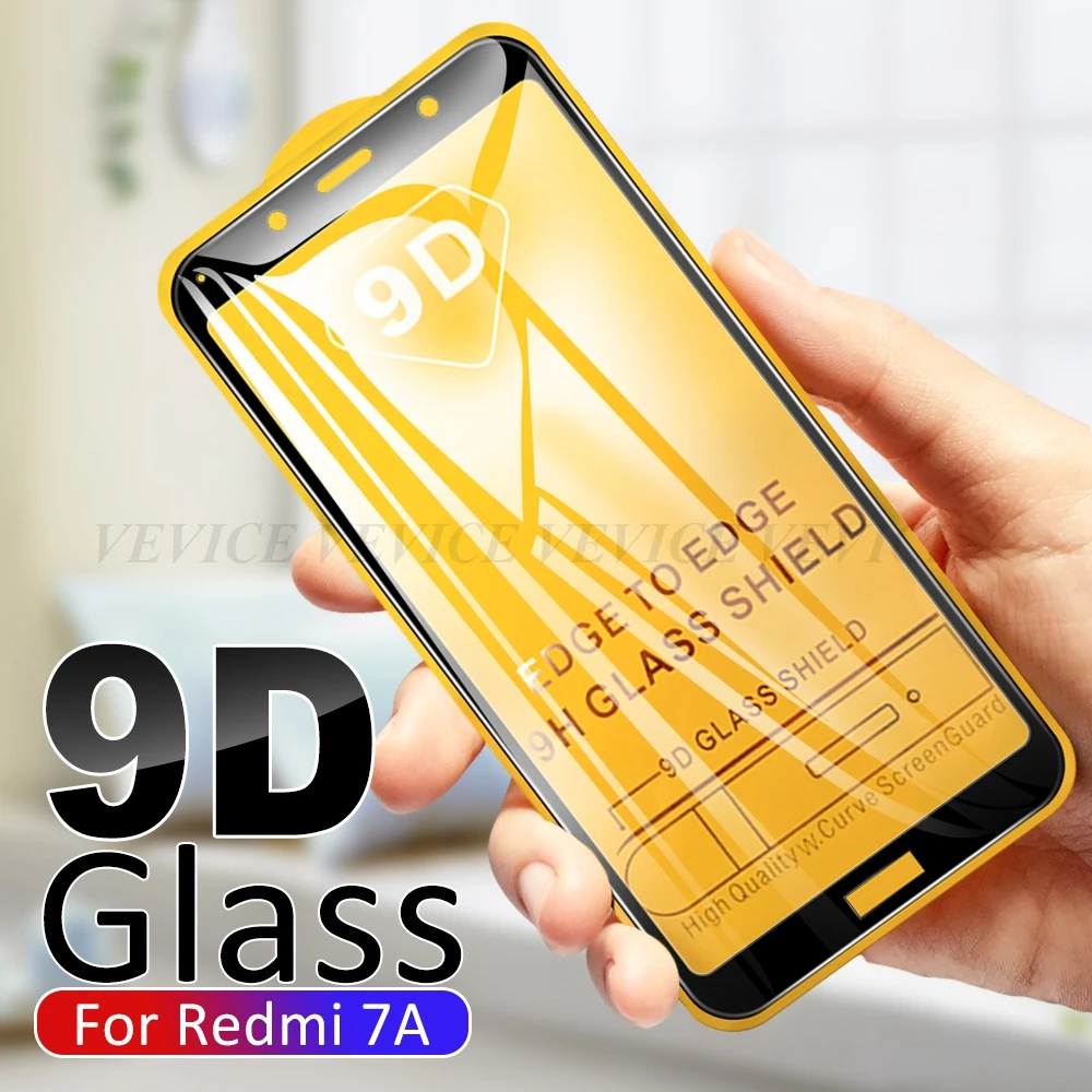 9D защитное закаленное стекло для Xiaomi Redmi Note 7 Pro 9H Защитное экрана 7A защитная