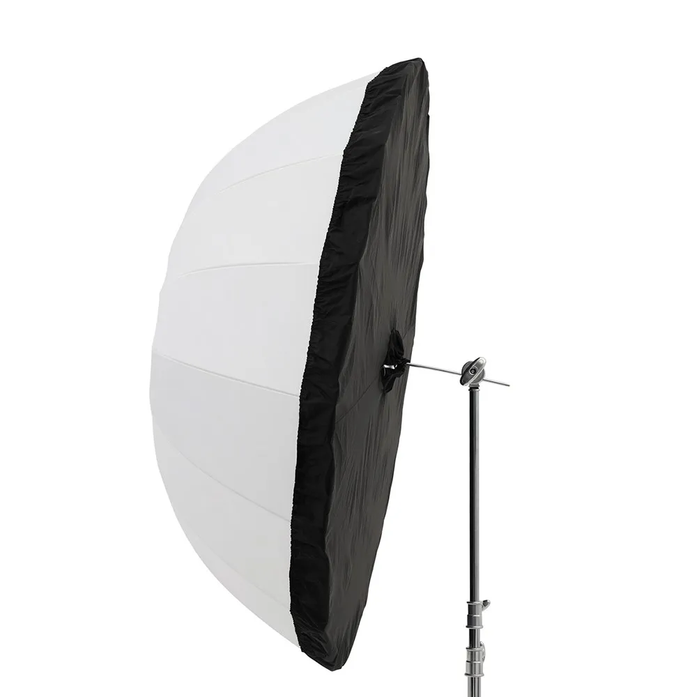 고독스 UB-165D 165cm 화이트 파라볼릭 반사 투명 소프트 우산 스튜디오 라이트 우산 블랙 실버 디퓨저 커버 포함