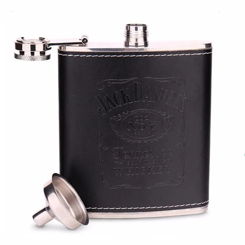 7oz 8oz Portable Stainless Steel Popular Free Shipping New overseas Hip P Whiskey Flask Flagon Wine