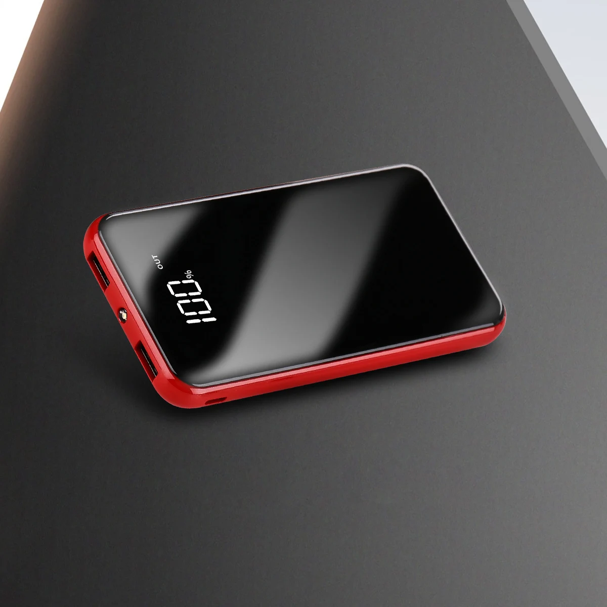 10000 мАч Micro power Bank модное зеркало портативный светодиодный зарядное устройство для мобильных телефонов внешний аккумулятор power bank для IPhone Xiaomi