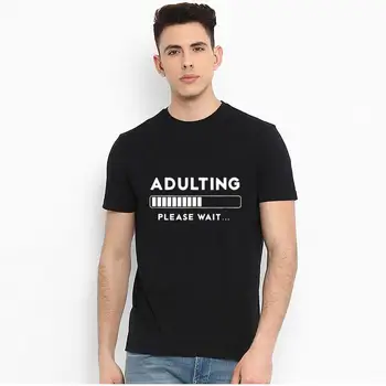 

Hilarious adulting please wait computer tshirts gents s-5xl cool slogan