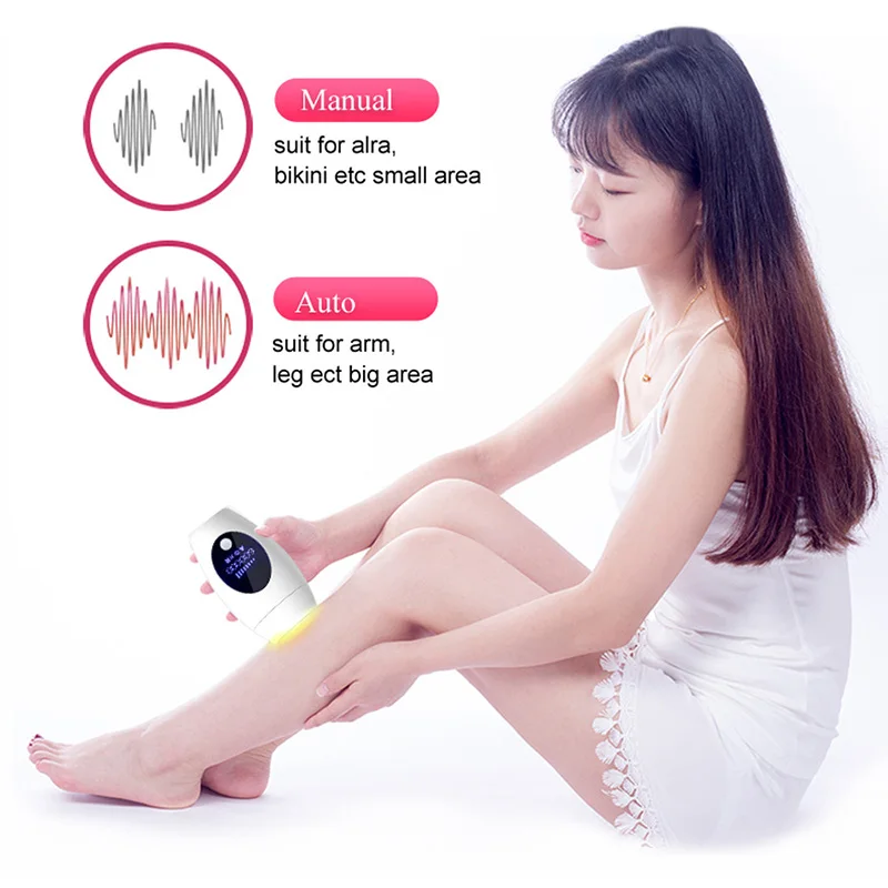 

IPL Laser Hair Removal Machine Professional Permanent 600000 Flash Epilator Bikini Private Parts LCD Laser Epilator For Women