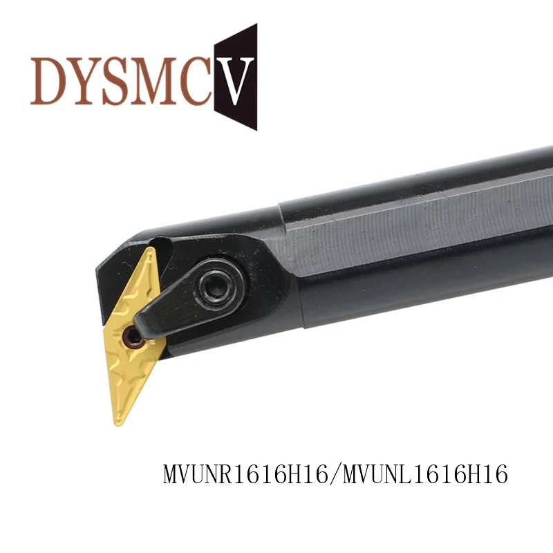 

1pc high quality cnc lathe cutter MVUNR1616H16 MVUNL1616H16 external turning tool holder Lathe use tool cutter without blade