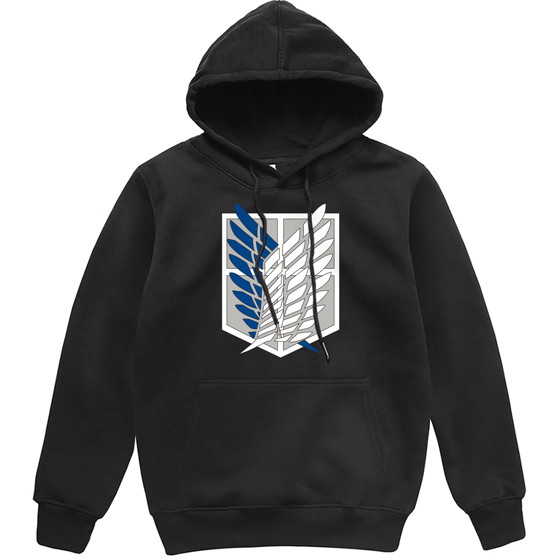 Attack On Titan Male Sports Pullover Wings Of Freedom Pattern Clothing Men 2019 Autumn Winter Warm Hooded Sweatshirt Men's Tops Attack On Titan Male Sports Pullover Wings Of Freedom Pattern Clothing Men 2019 Autumn Winter Warm Hooded Sweatshirt Men's Tops