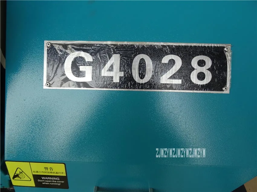 G4028 Горизонтальная ленточная пила для резки металла машины машина для сшивания лент для резки металла станок Инструменты 380V 2.2KW(4П) 29/44/54/78 м/мин