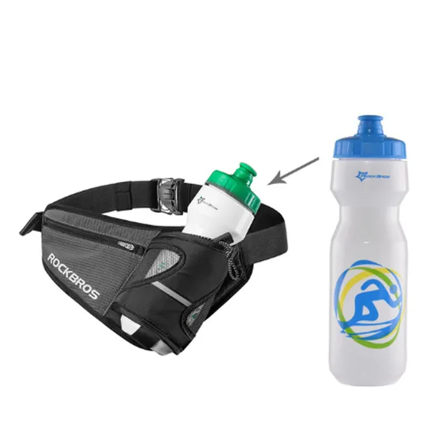 Марафон для бега на велосипеде для бега, пояс для воды поясная сумка для туризма фитнес сумка поясная сумка-держатель для телефона для бутылки воды - Цвет: Bag with bottle 04
