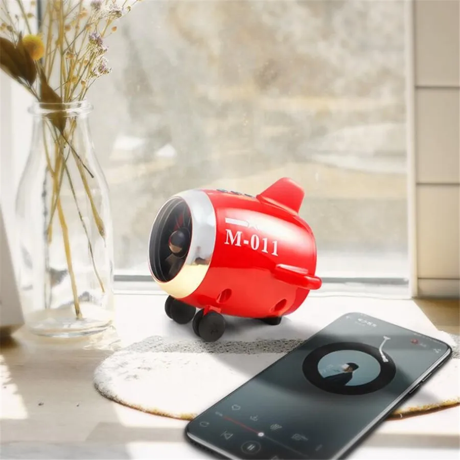 M11 Airplane Mini Cute Speaker Bluetooth 5.0 Wireless Speaker Outdoors