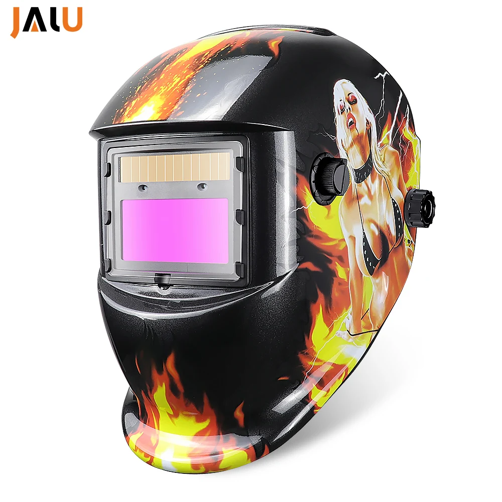 

NEW Automatic Welding Helmet Mask Helmet Electric Welding Solar Auto Darkening Li Battery Welding Lens Mask
