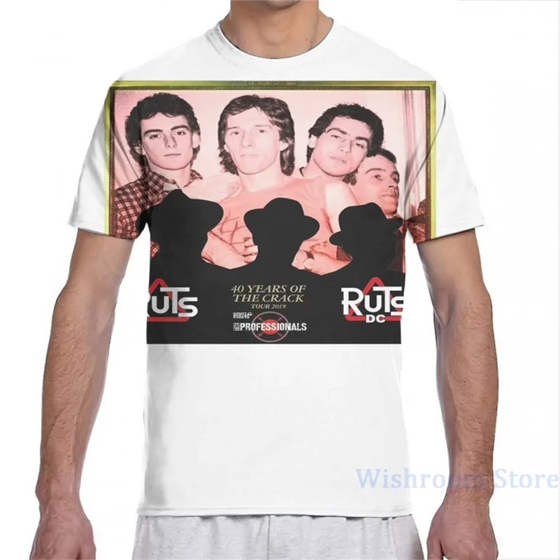 Специальный дизайн плаката Легенда Топ Искусство 40 лет трещины RUTS TOUR 2019 Мужская