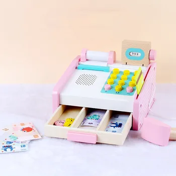 

Pretend Play Banking Play Money Toys Children's Simulation Cash Register Tool Toys for Children Birthday Gifts for Kids