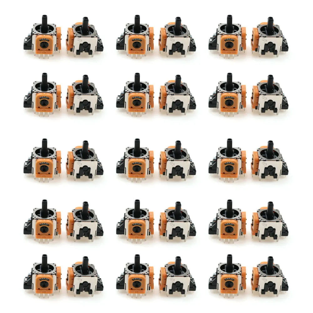 10pcs-100pcs For PS5 playstaion 5 ps4 PRO Slim Controller 3pin 3D Rocker Joystick Axis Analog Sensor Repair Parts Accessories joystick replacement arcade joystick game joystick joystick module