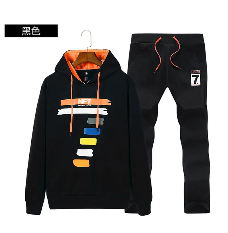 

Men's Spring and Autumn collision color printing cover, the new fashion trend Japanese men's wear youth fashion leisure running