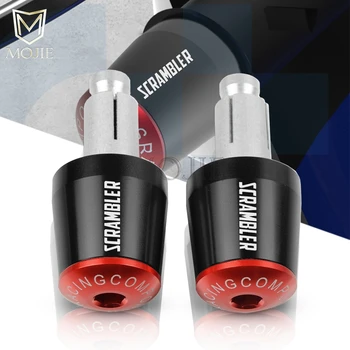 

7/8" 22mm Motorcycle Handlebar Grips End Handle Bar Cap End Plug For Triumph SCRAMBLER 1200 XC 1200XC 2006-2019 2007 2008 2009