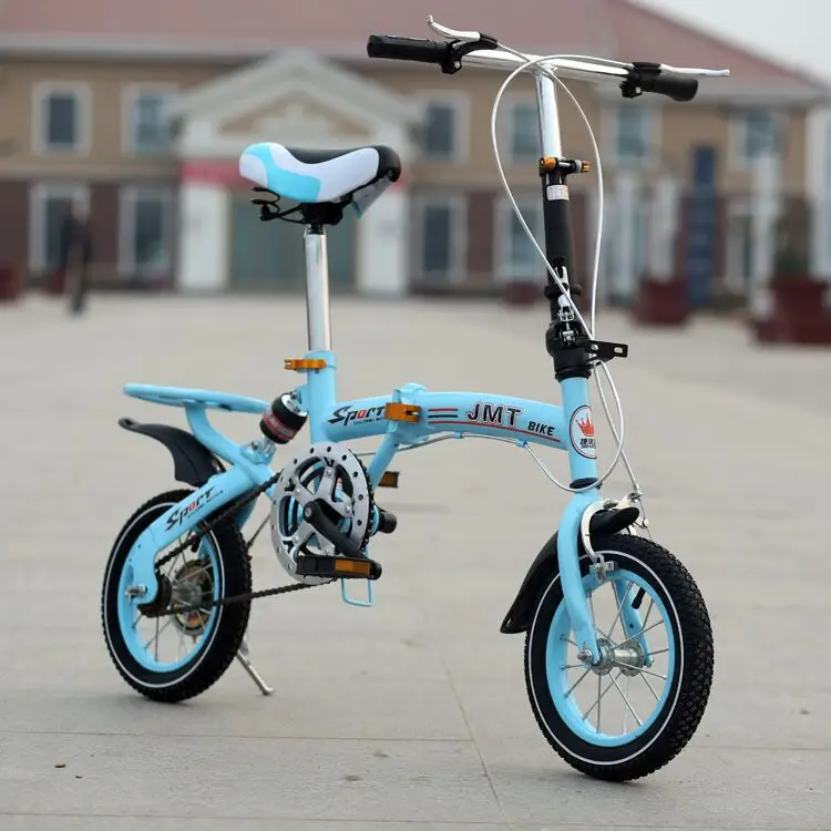 12 дюймов/16 дюймов детский мини складной велосипед портативный автомобиль открытый парк езда маленький колесный детский велосипед
