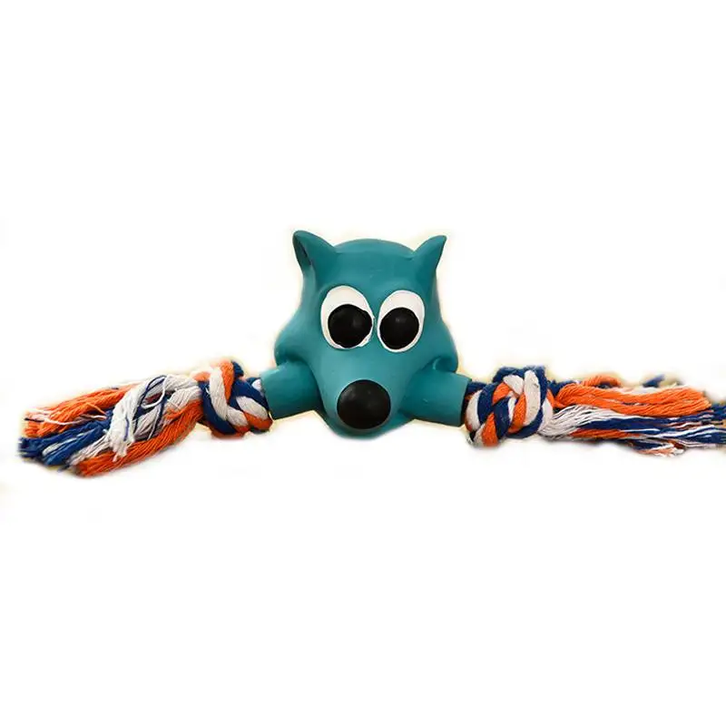 Pet Squeaky Chew Toy, Dog Bite-resistant Latex Duck Toy, Aggressive Chewer Cleaning Teeth Tool