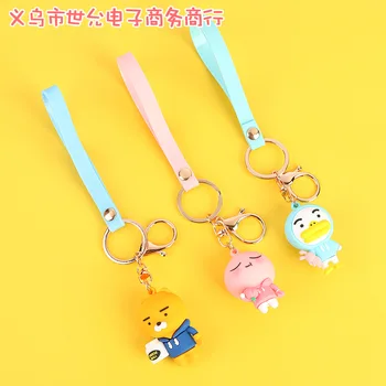 

Environmentally Friendly PVC Soft Silcone Cartoon doll Keychain Cute Small and Beautiful Bag Keychain Ornaments