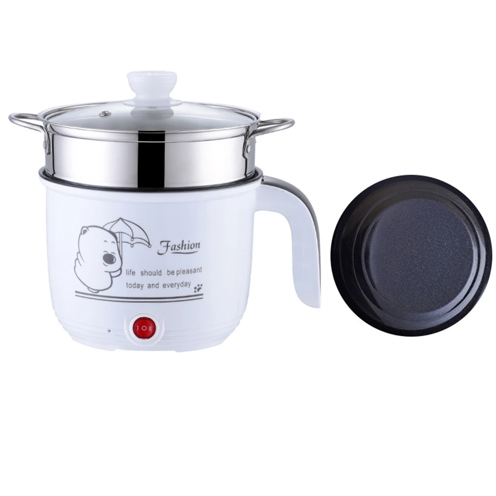 Electric Hot Pot Cooker Multi-Function for Steam Egg Soup 