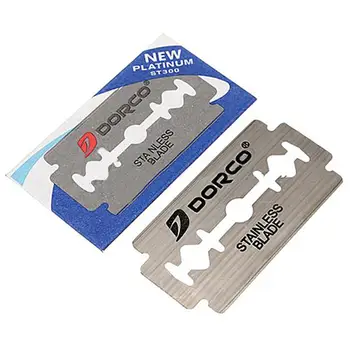 

10Pcs Vintage Stainless Steel Shaving Razor Double Edge Blades Practical Tools High quality stainless steel double edge razor